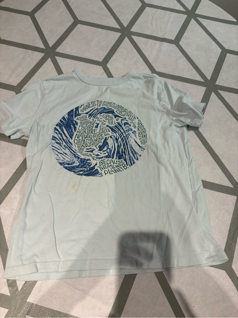 3/15$ GAP Kids Pale Blue Graphic Tee
